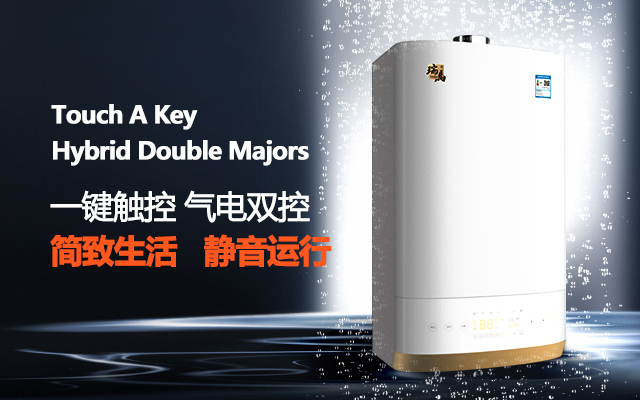 雙能源壁掛爐，省氣25%